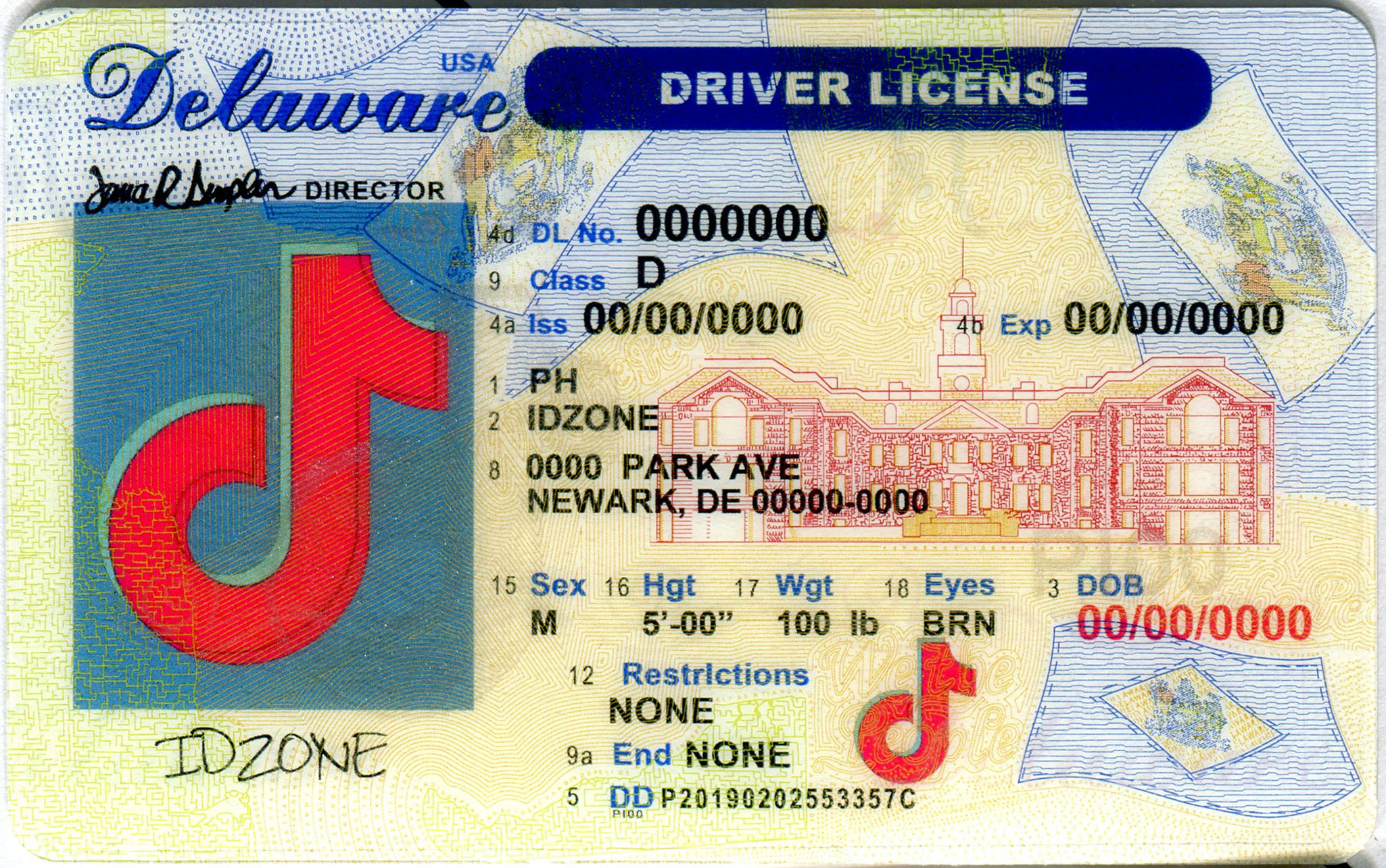 DELAWARE-New Scannable fake id