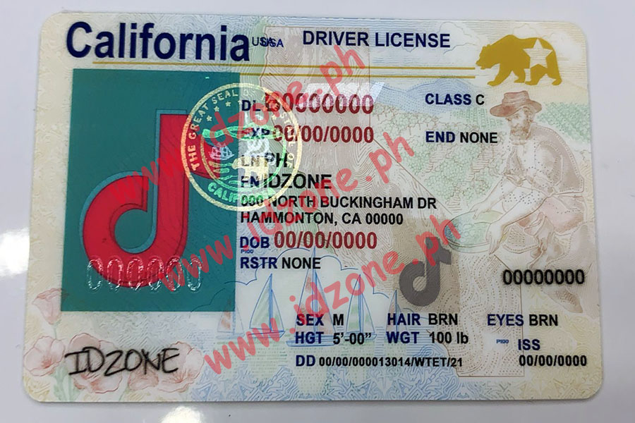 FAKE ID CALIFORINA Scannable fake id