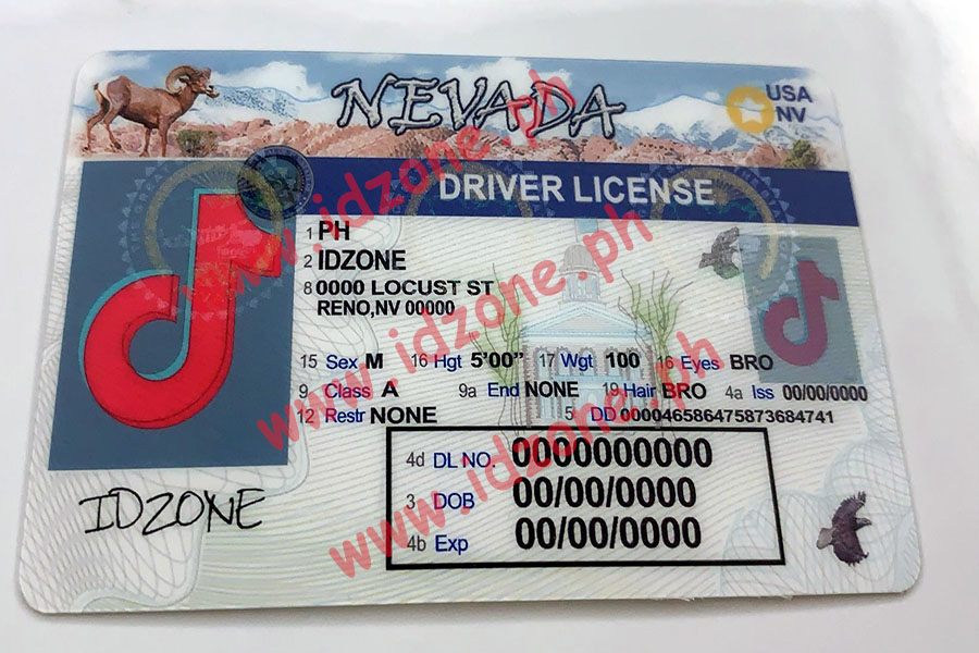 FAKE ID NV Scannable fake id