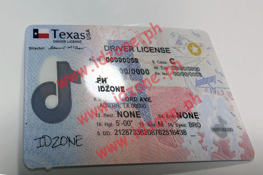 FAKE ID TX Scannable fake id