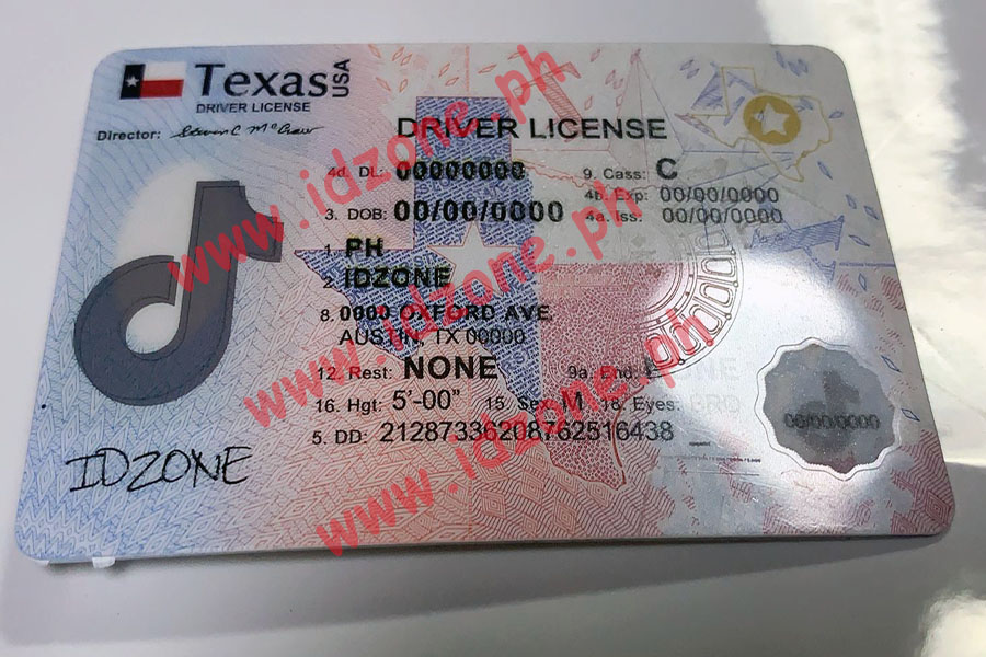 FAKE ID TX Scannable fake id