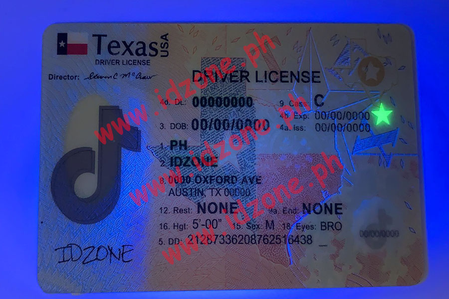 FAKE ID TX Scannable fake id