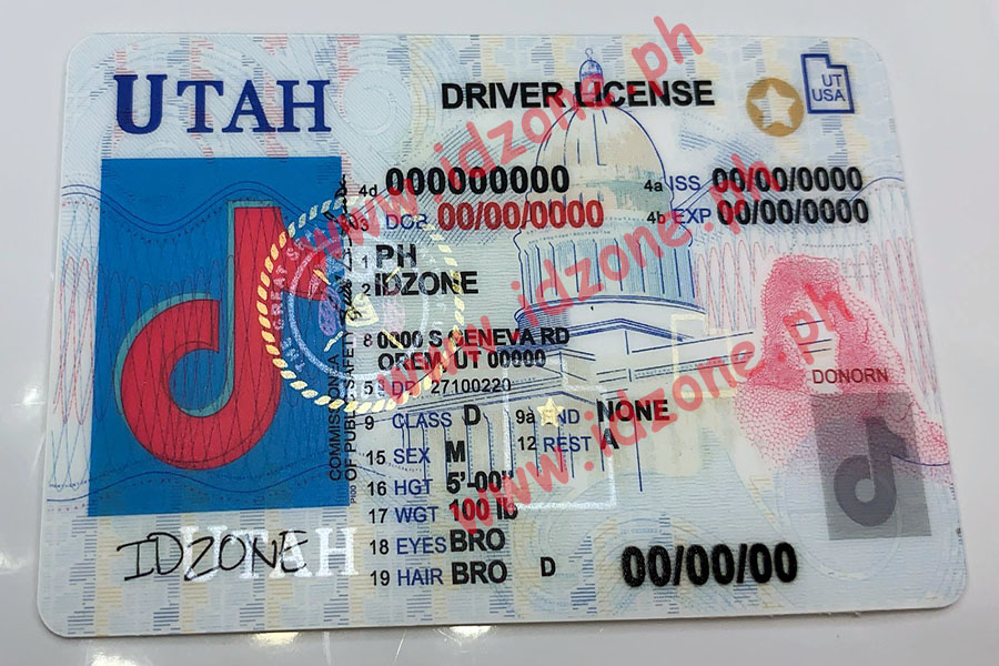 Utah New Fake Id Scannable Fake Idsbuy Fake Ids Fake Idfake Id