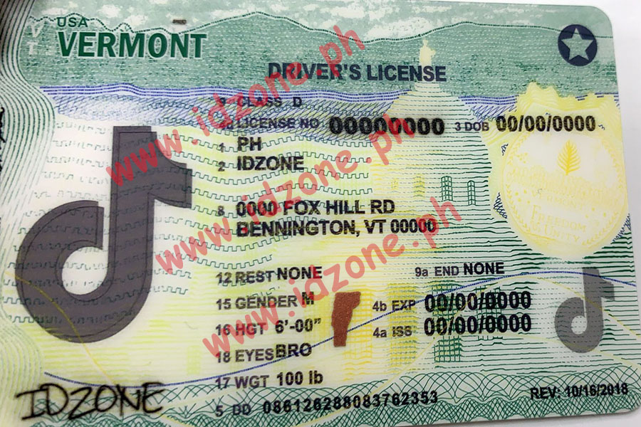 FAKE ID VERMONT fake id