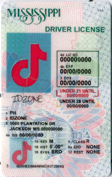 U21-MISSISSIPPI Scannable fake id