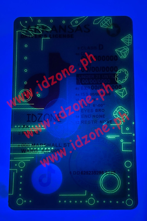 ARKANSAS UV Scannable fake id