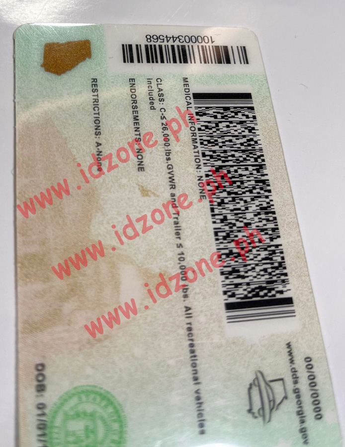 BUY FAKE ID GEORGIA Scannable fake id
