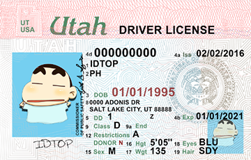 UTAH-Old fake id