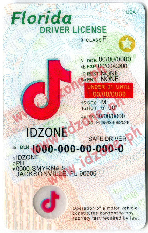 FAKE ID U21 FL fake id