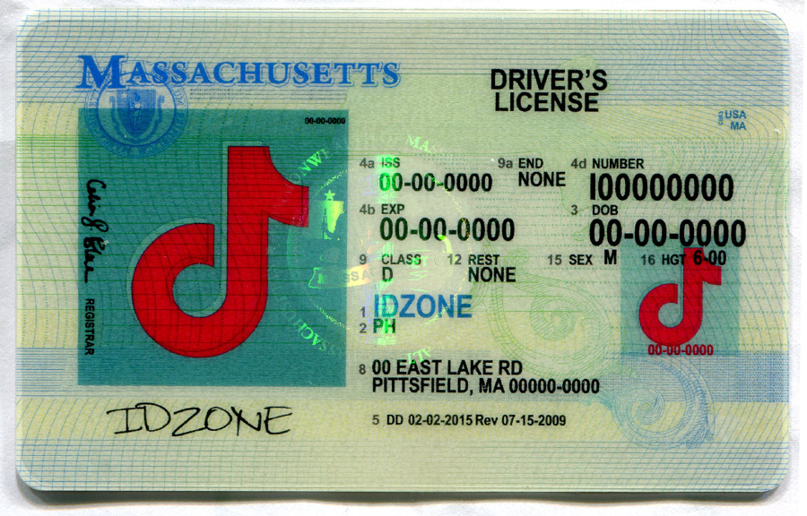 MASSACHUSETTS-Old Scannable fake id