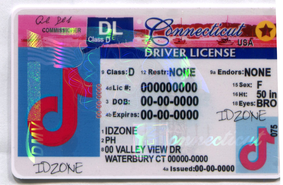 Connecticut-Old Scannable fake id