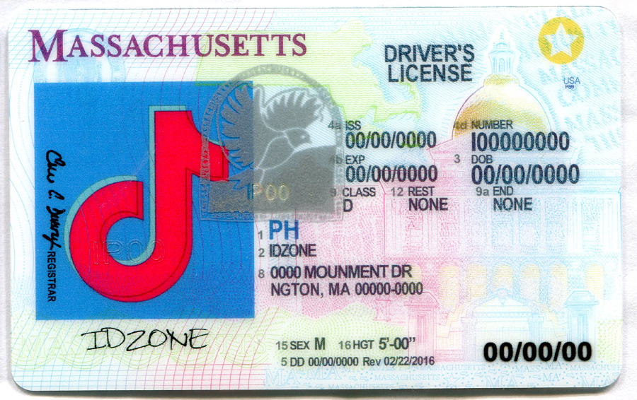 MASSACHUSETTS-New Scannable fake id