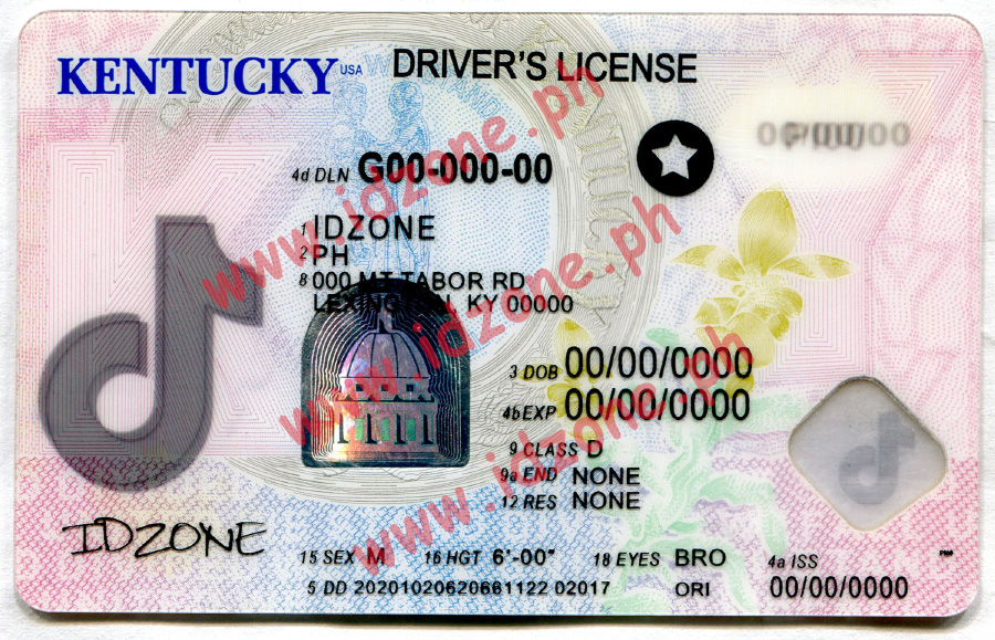 KY Scannable fake id