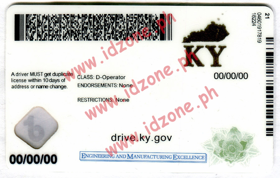 New-KY fake id