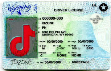 WYOMING-New Scannable fake id