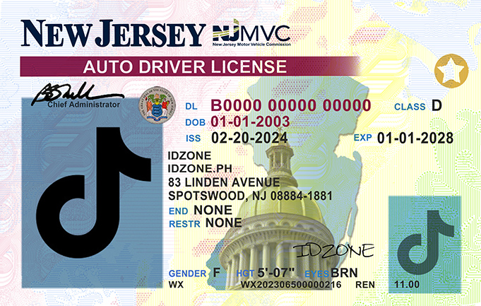 New Jersey-NEW fake id