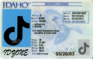 IDAHO-New fake id