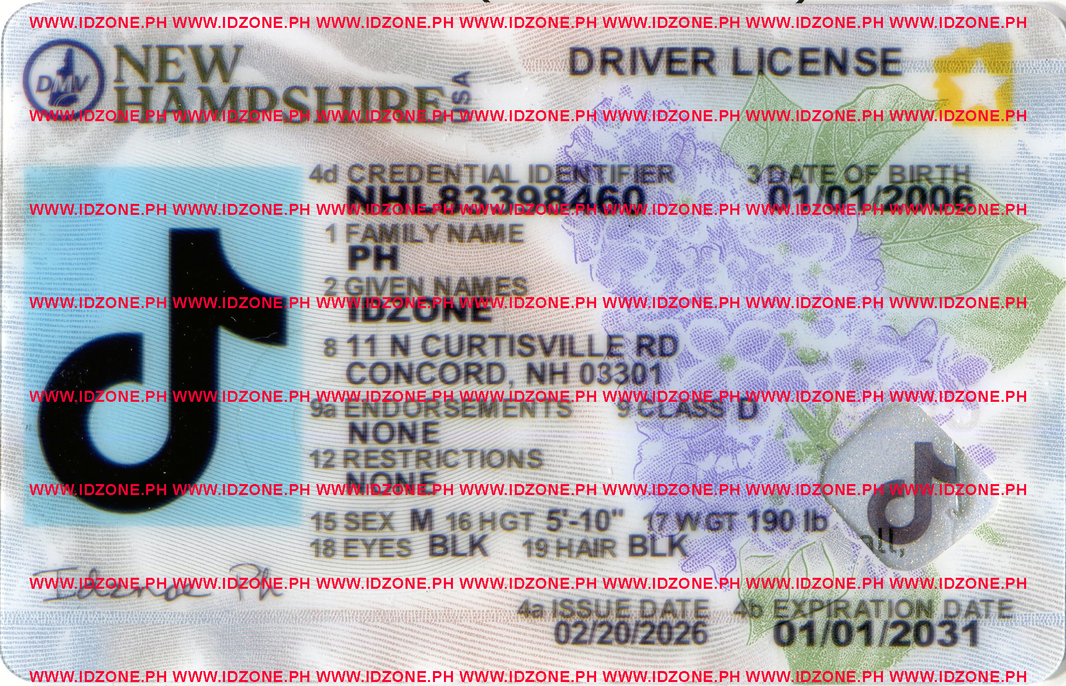 2026 ID CARD NH